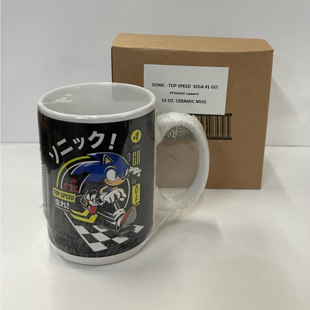Sonic Sega Coffee Mug 15 oz Brand new